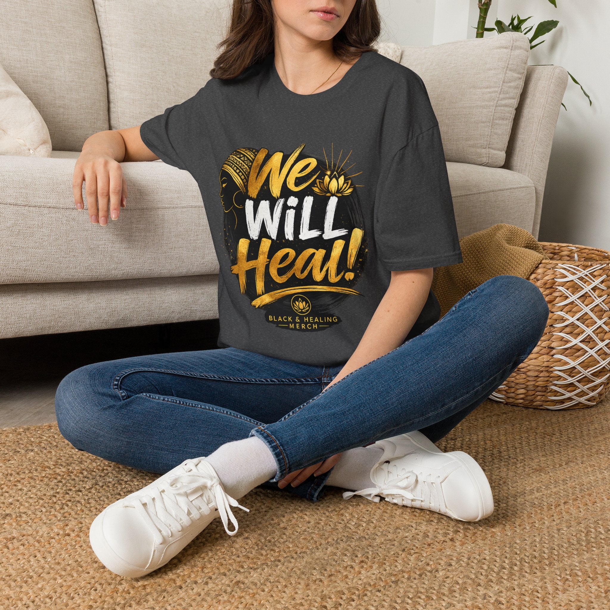 BHM We Will Heal Unisex Softstyle T-Shirt