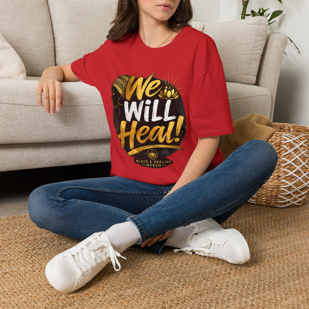 BHM We Will Heal Unisex Softstyle T-Shirt