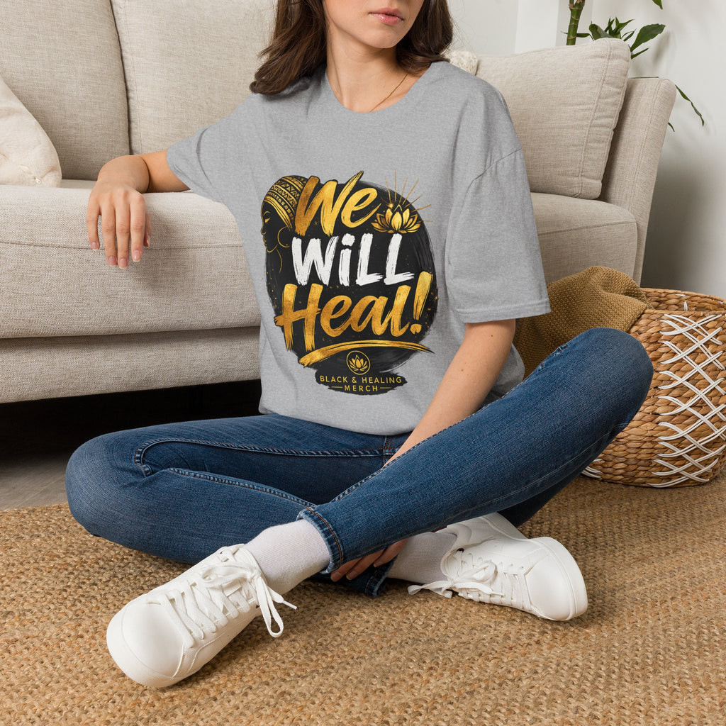 BHM We Will Heal Unisex Softstyle T-Shirt