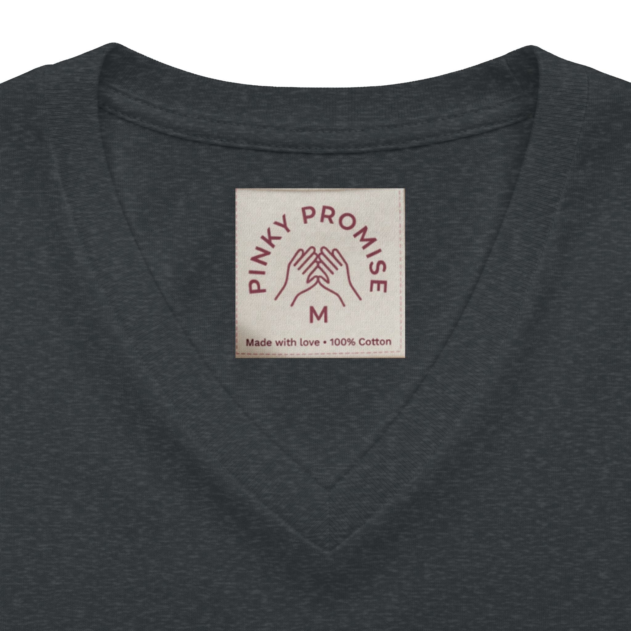 Pinky Promise Club Women's V-Neck Tee — Members Only Graphic