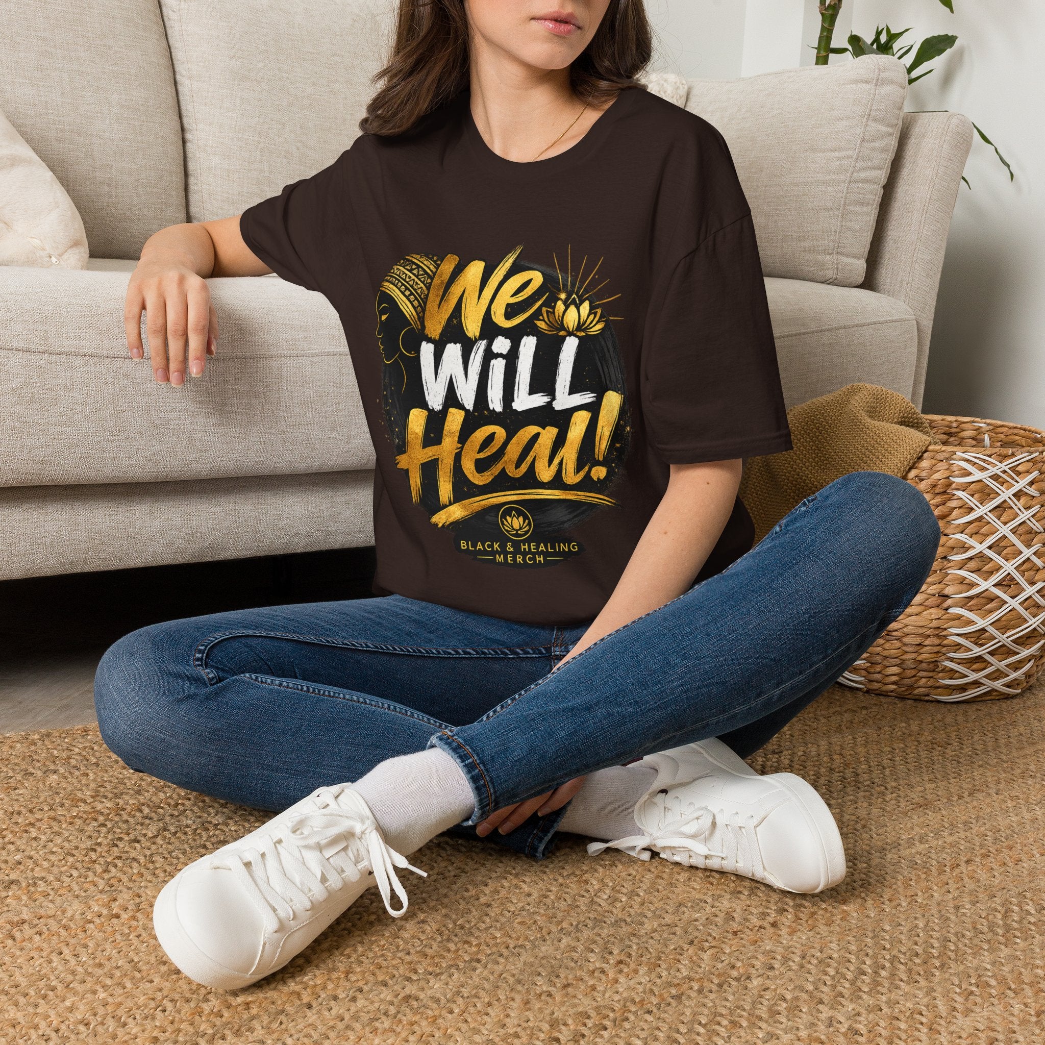 BHM We Will Heal Unisex Softstyle T-Shirt