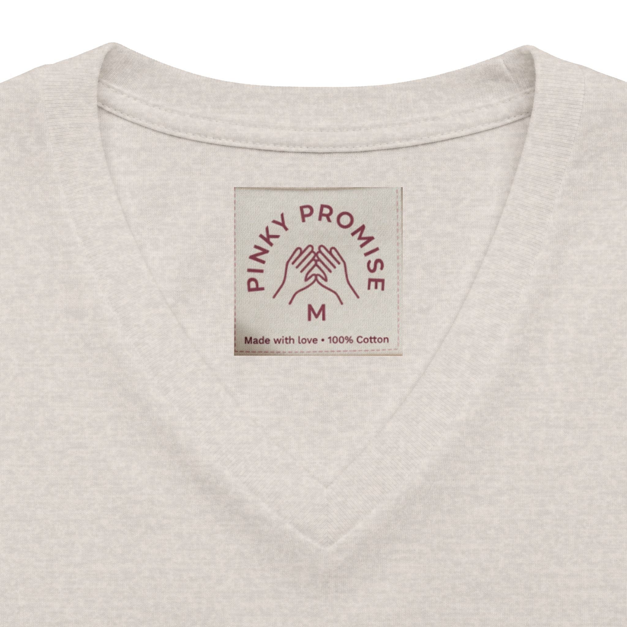 Pinky Promise Club Women's V-Neck Tee — Members Only Graphic