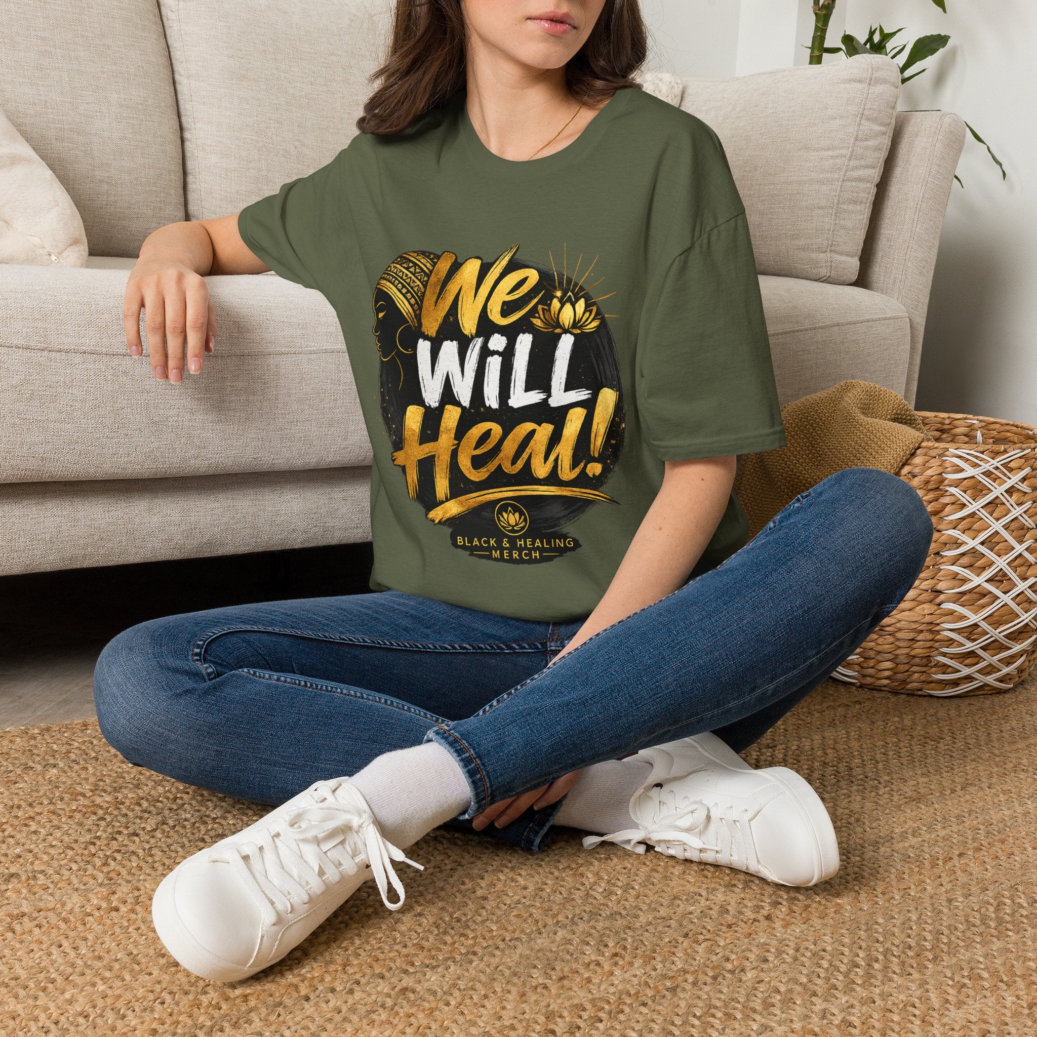 BHM We Will Heal Unisex Softstyle T-Shirt