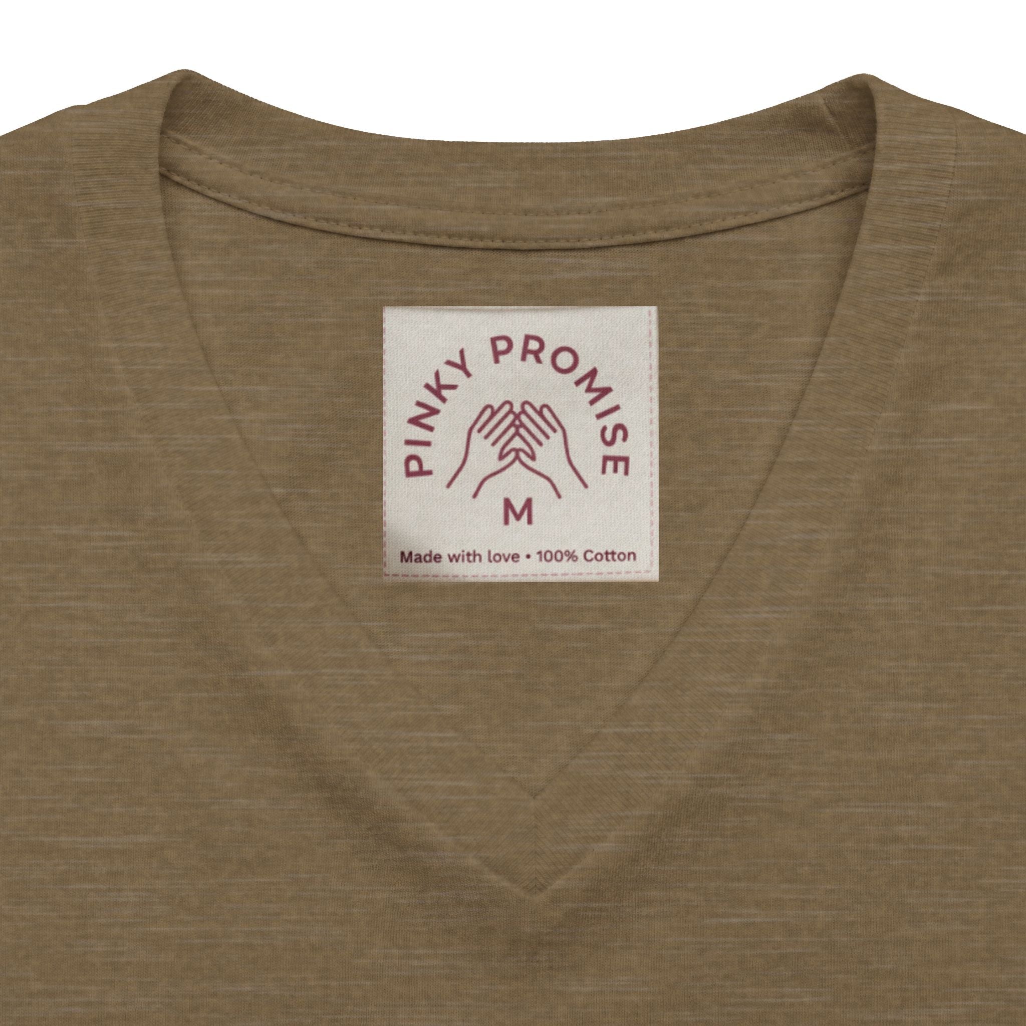 Pinky Promise Club Women's V-Neck Tee — Members Only Graphic