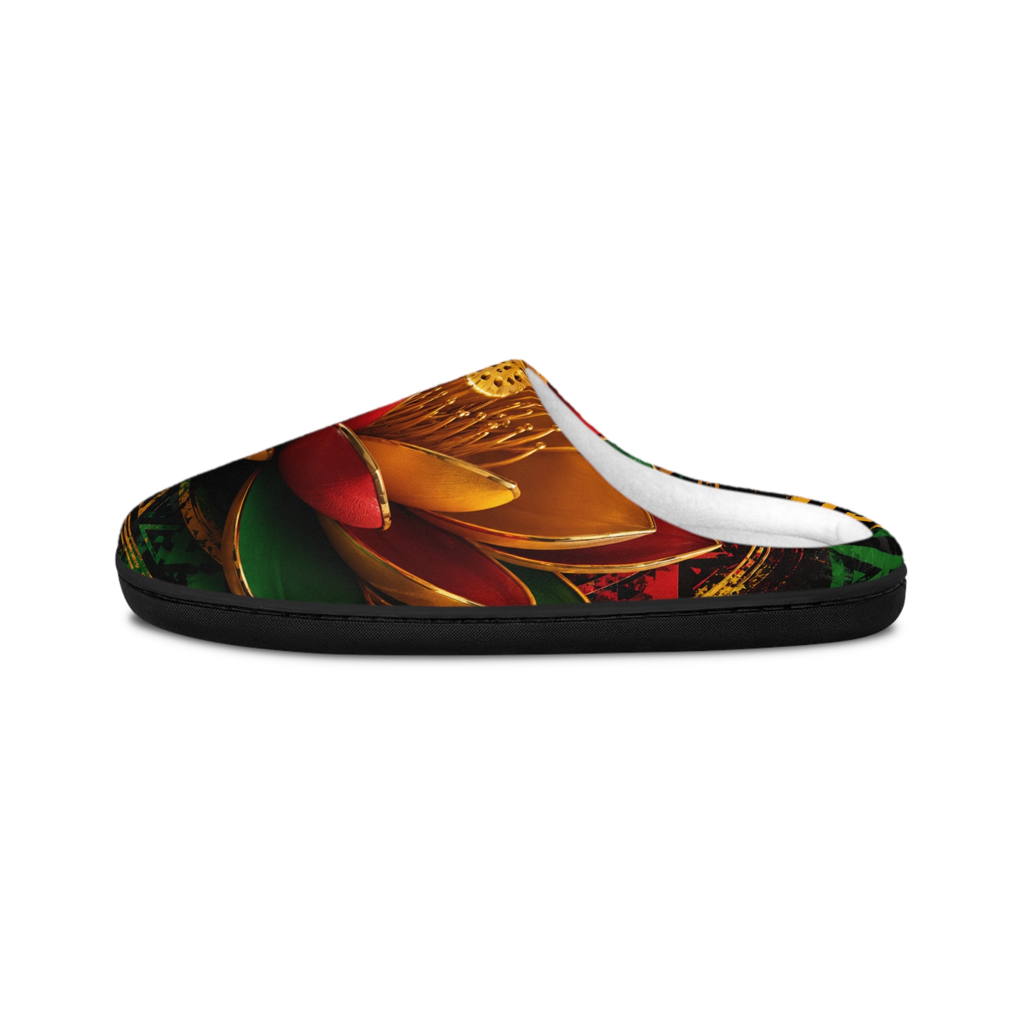 Men's Black and Healing BHM Indoor Slippers