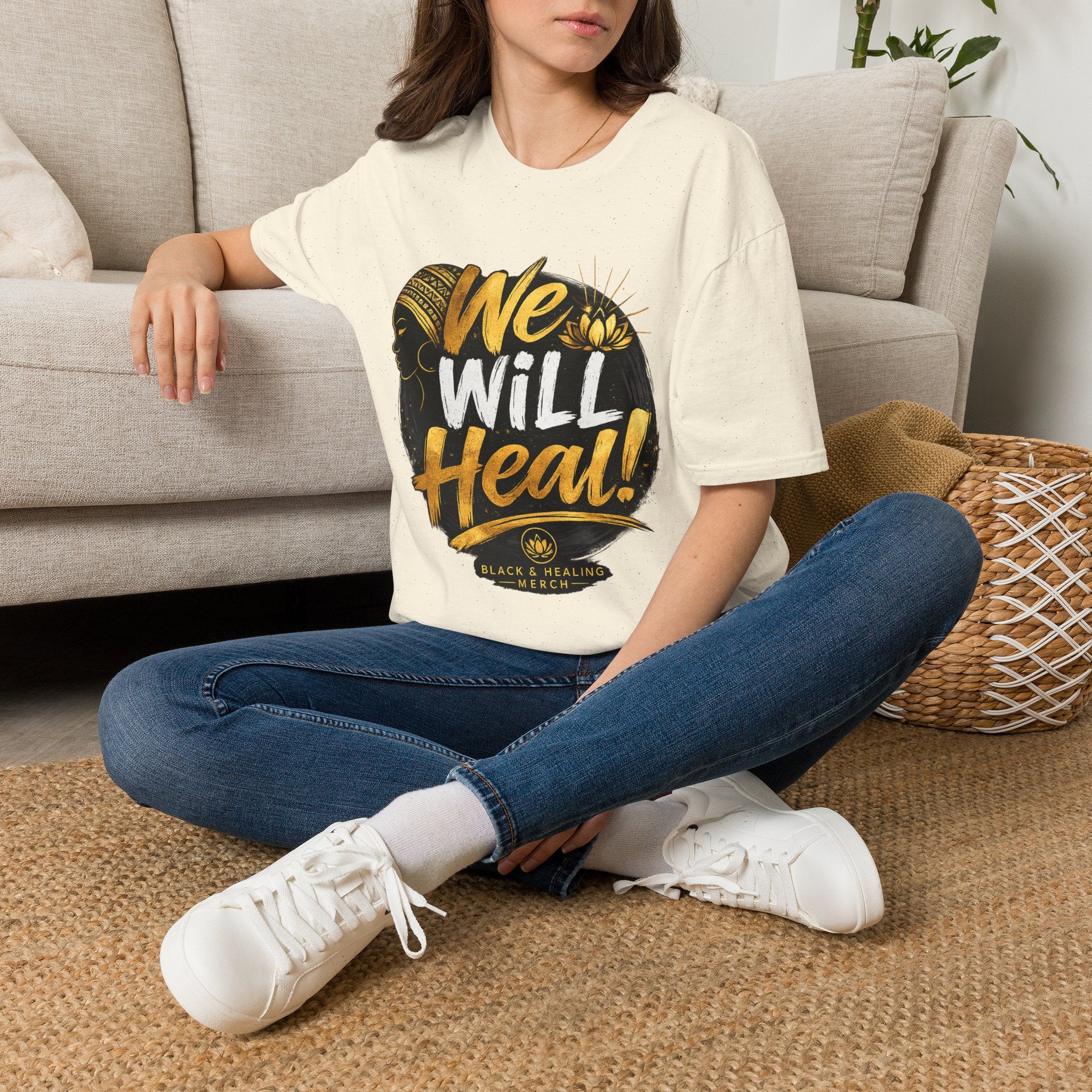 BHM We Will Heal Unisex Softstyle T-Shirt