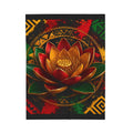 The Lotus Velveteen Blanket