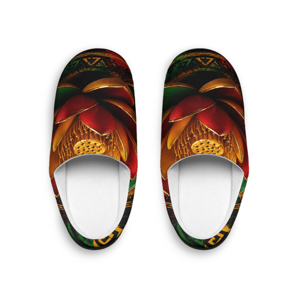 Men's Black and Healing BHM Indoor Slippers