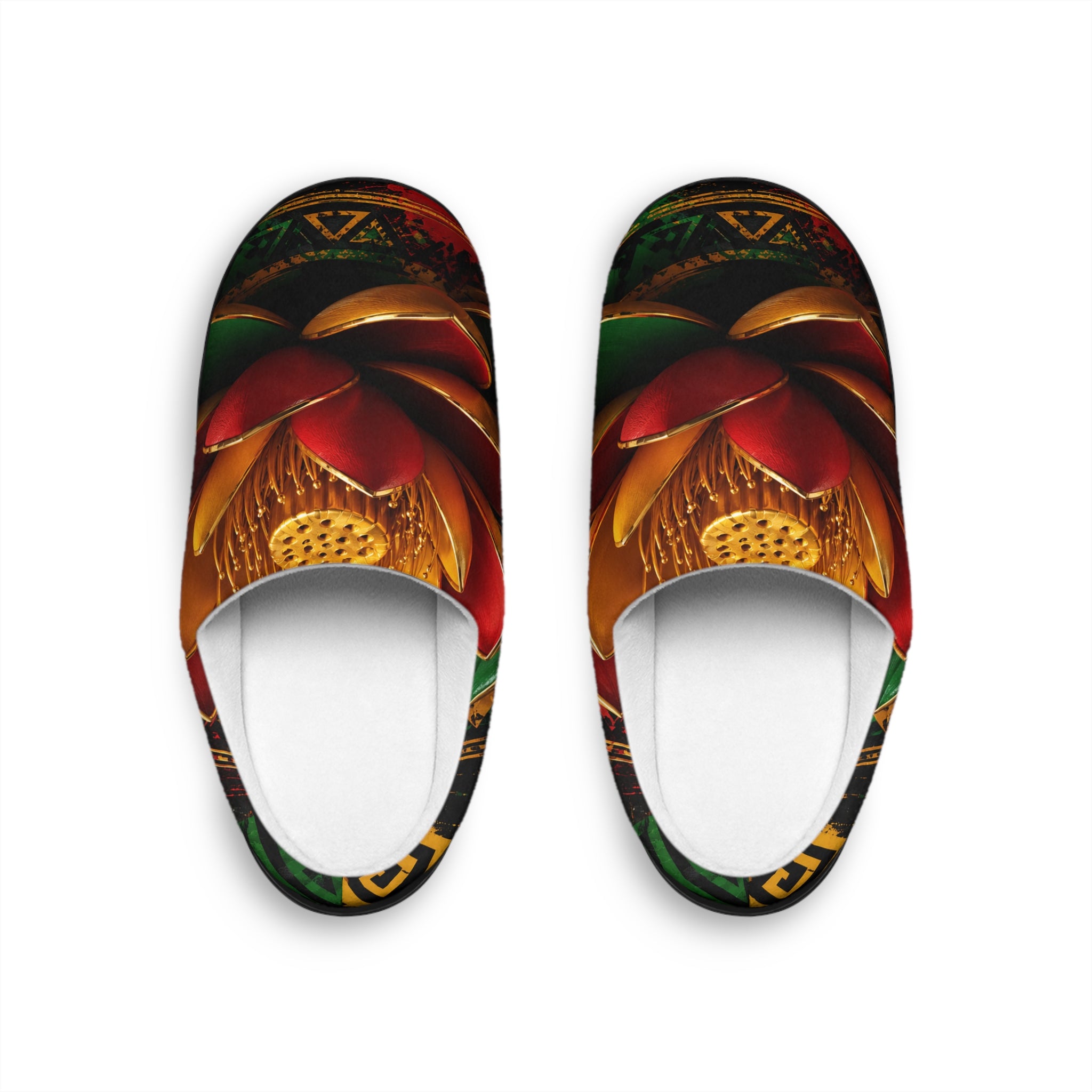 Men's Black and Healing BHM Indoor Slippers