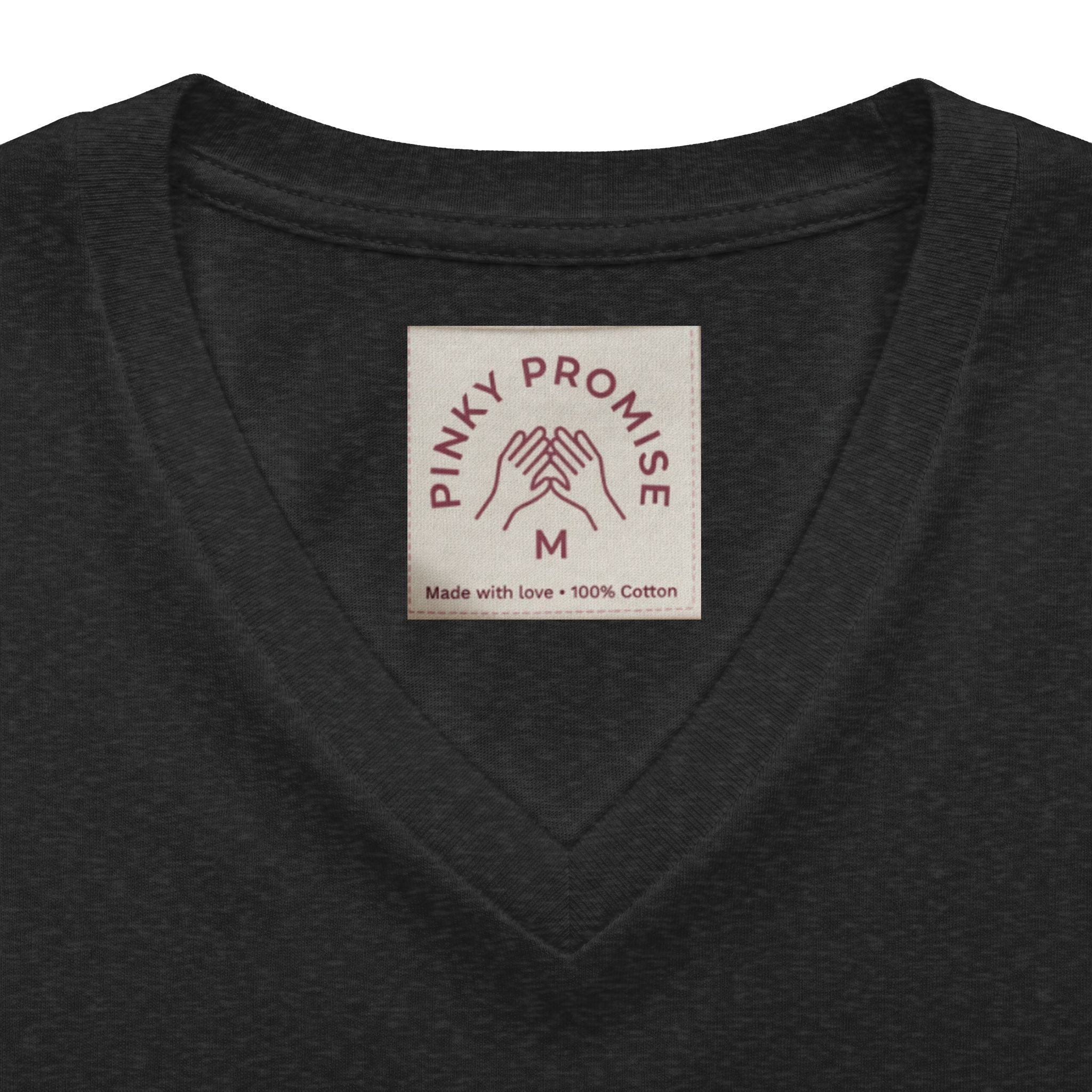Pinky Promise Club Women's V-Neck Tee — Members Only Graphic