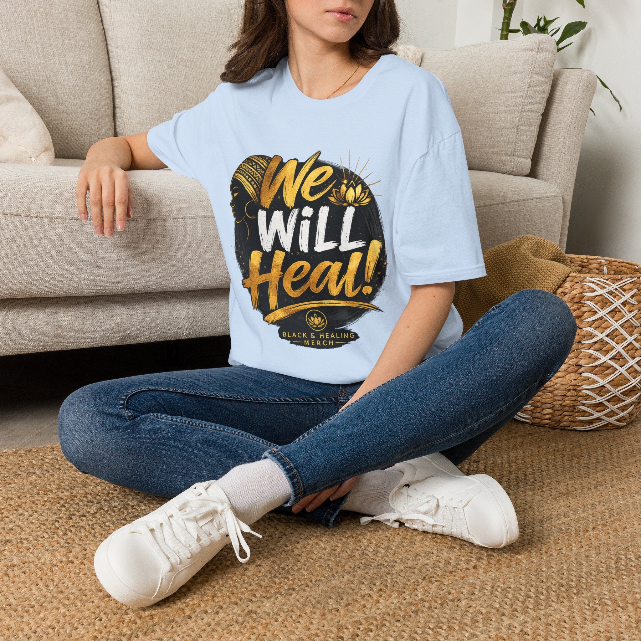 BHM We Will Heal Unisex Softstyle T-Shirt