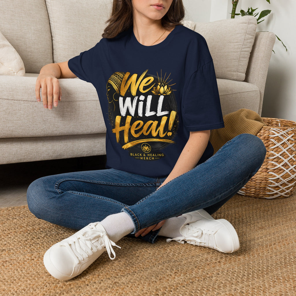 BHM We Will Heal Unisex Softstyle T-Shirt