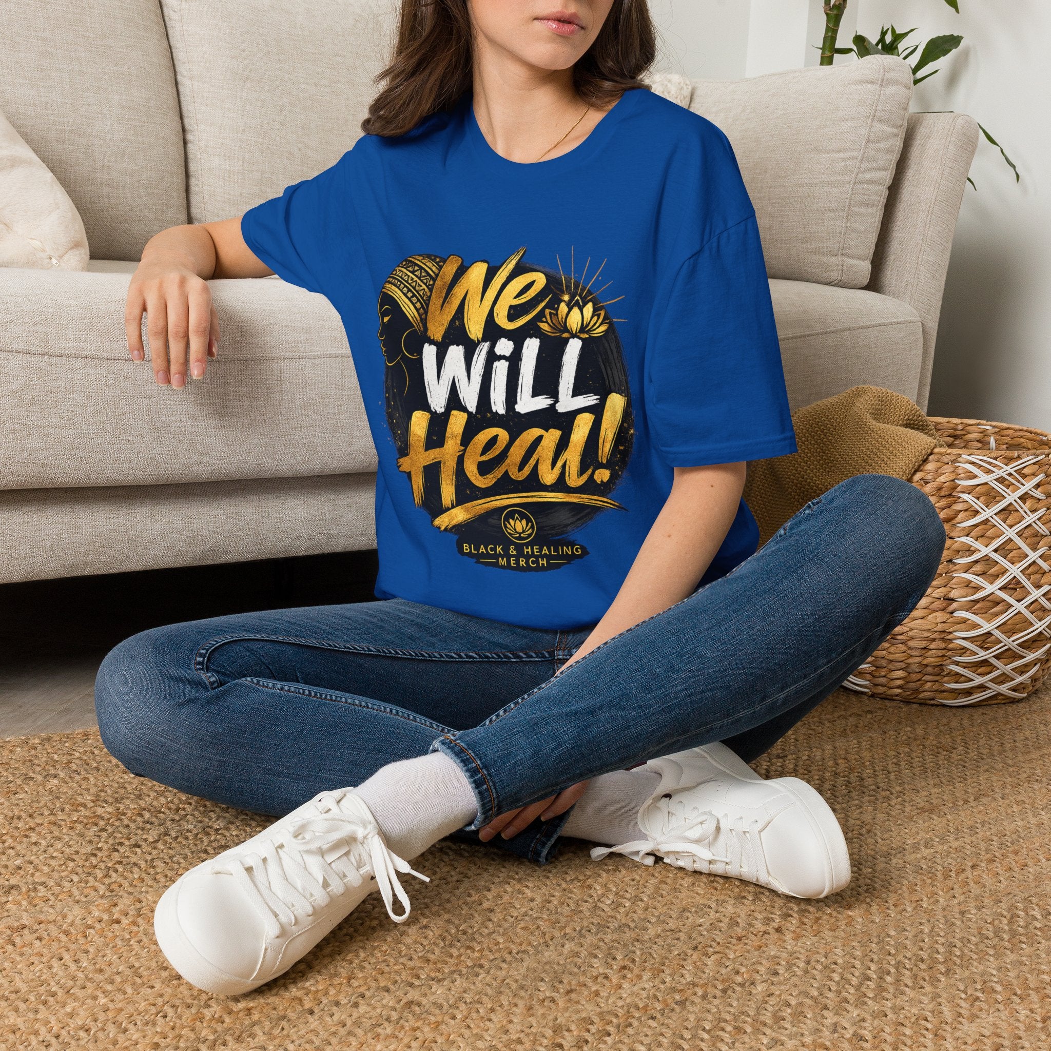 BHM We Will Heal Unisex Softstyle T-Shirt