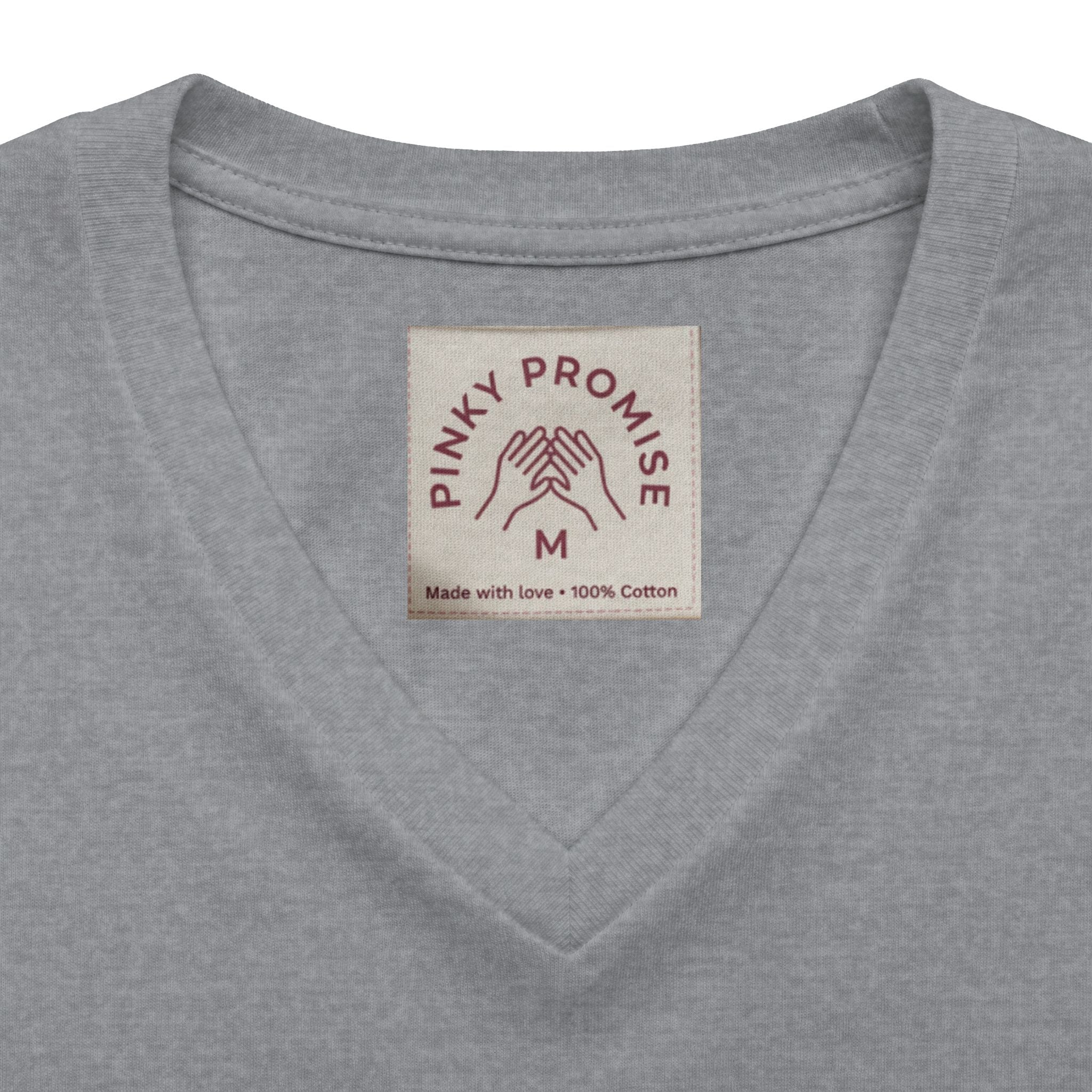 Pinky Promise Club Women's V-Neck Tee — Members Only Graphic