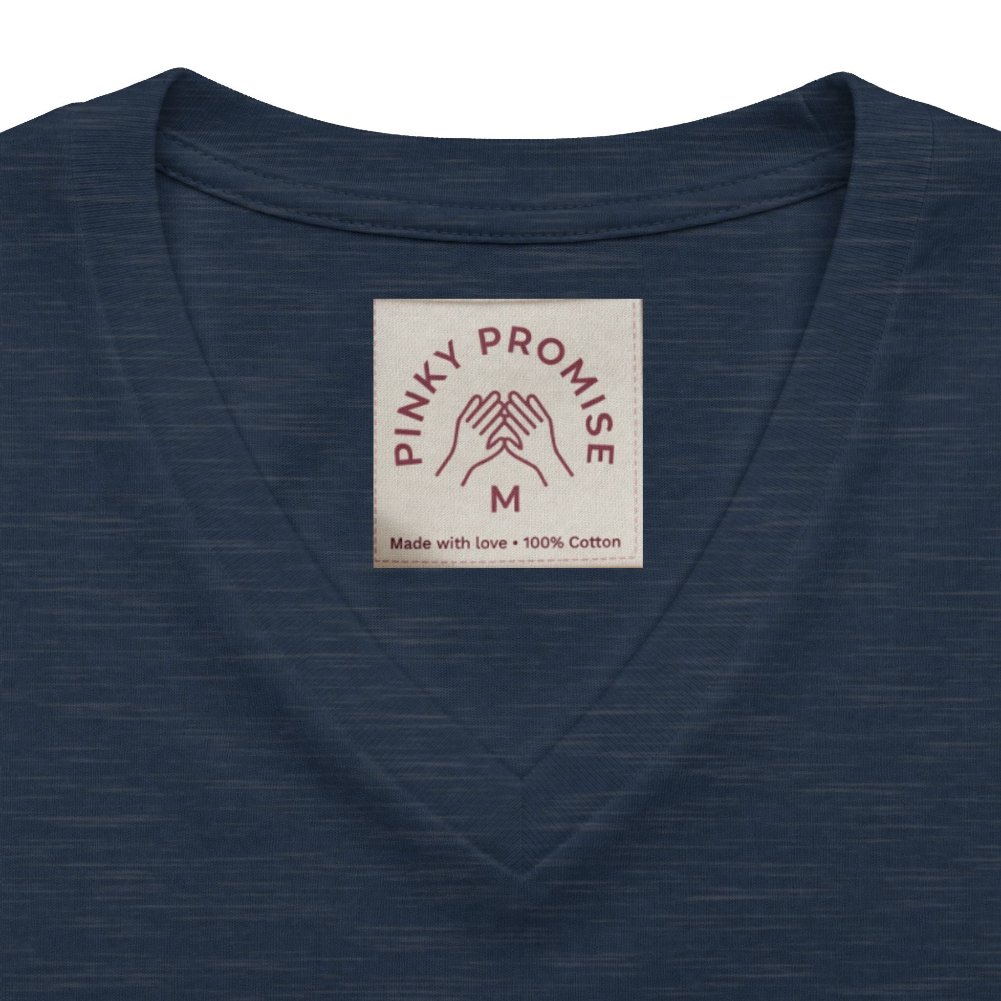 Pinky Promise Club Women's V-Neck Tee — Members Only Graphic