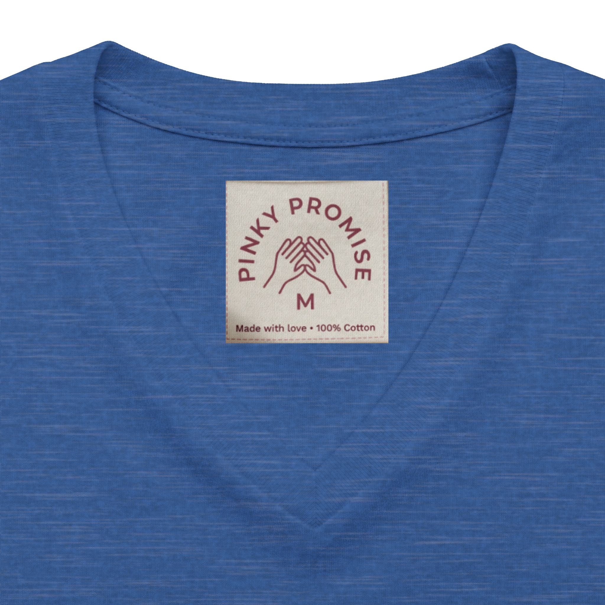 Pinky Promise Club Women's V-Neck Tee — Members Only Graphic